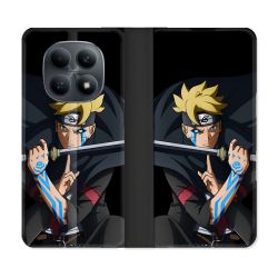 Housse Cuir Portefeuille Pour Xiaomi Redmi Note 15 4G Manga Boruto Tatouage
