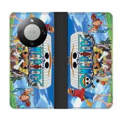 Housse Cuir Portefeuille Pour Honor Magic 8 Lite 5G Manga One Piece Sunny