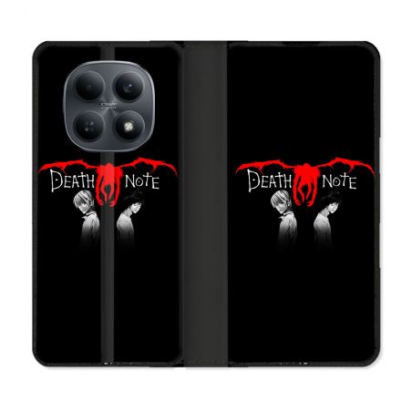 Housse Cuir Portefeuille Pour Xiaomi Redmi Note 15 4G Manga Death Note Noir