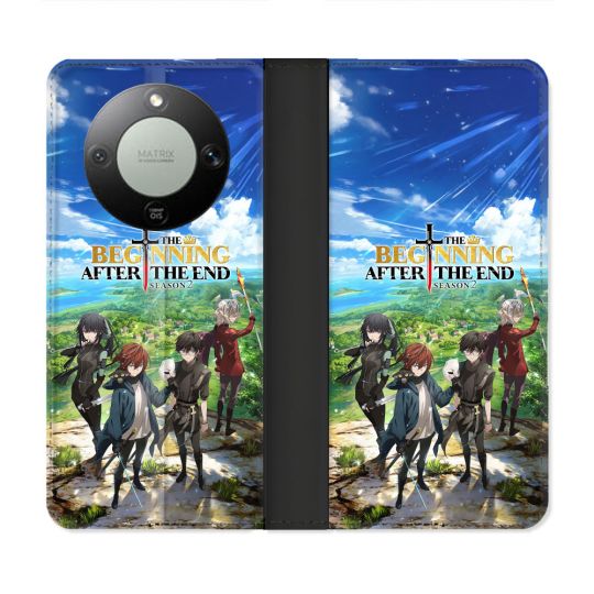 Housse Cuir Portefeuille Pour Honor Magic 8 Lite 5G Manga The Beginning After The End Affiche