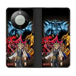Housse Cuir Portefeuille Pour Honor Magic 8 Lite 5G Manga Yu Gi Oh
