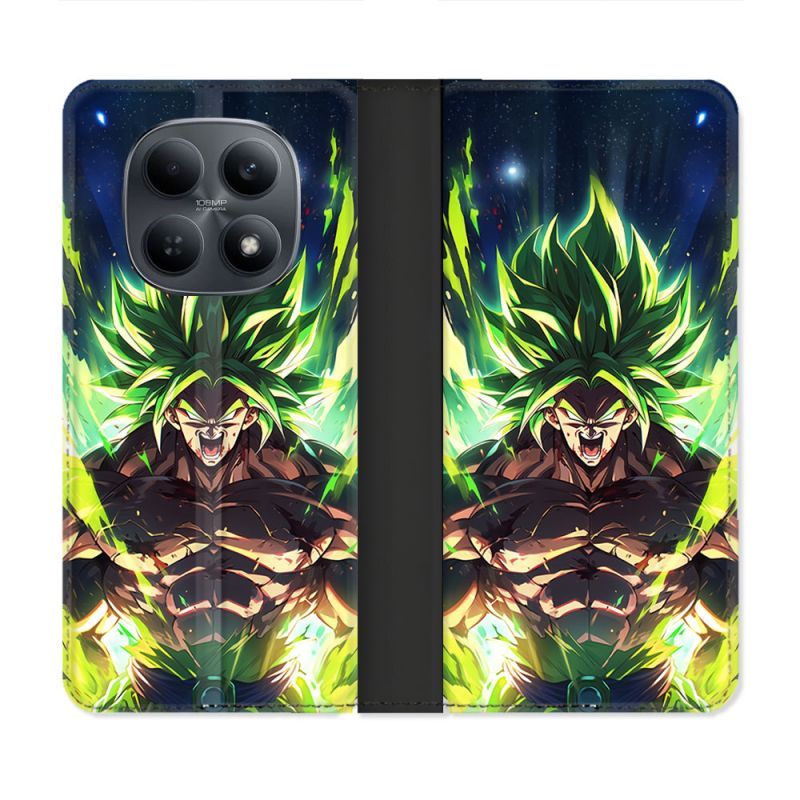 Housse Cuir Portefeuille Pour Xiaomi Redmi Note 15 4G Manga Dragon Ball Broly