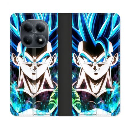 Housse Cuir Portefeuille Pour Xiaomi Redmi Note 15 4G Manga Dragon Ball Gogeta Visage