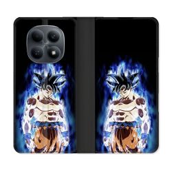 Housse Cuir Portefeuille Pour Xiaomi Redmi Note 15 4G Manga Dragon Ball Sangoku Noir