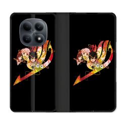 Housse Cuir Portefeuille Pour Xiaomi Redmi Note 15 4G Manga Fairy Tail Logo Noir