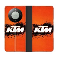 Housse Cuir Portefeuille Pour Honor Magic 8 Lite 5G Moto KTM