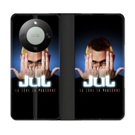 Housse Cuir Portefeuille Pour Honor Magic 8 Lite 5G Musique Jul Signe