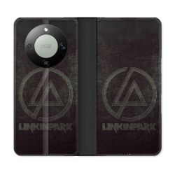 Housse Cuir Portefeuille Pour Honor Magic 8 Lite 5G Musique Rock Linkin Park
