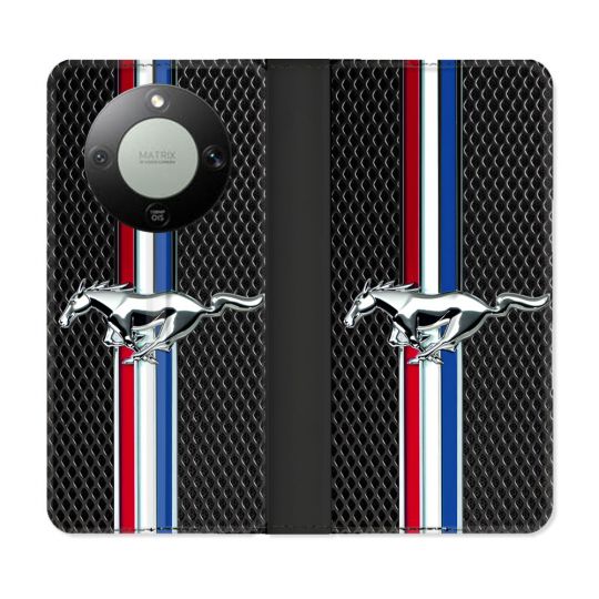 Housse Cuir Portefeuille Pour Honor Magic 8 Lite 5G Mustang