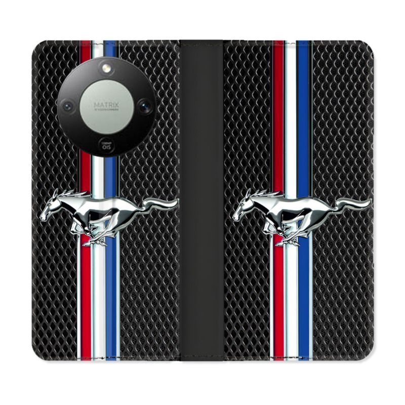 Housse Cuir Portefeuille Pour Honor Magic 8 Lite 5G Mustang