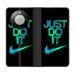 Housse Cuir Portefeuille Pour Honor Magic 8 Lite 5G Nike Just Do It