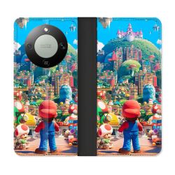 Housse Cuir Portefeuille Pour Honor Magic 8 Lite 5G Nintendo World