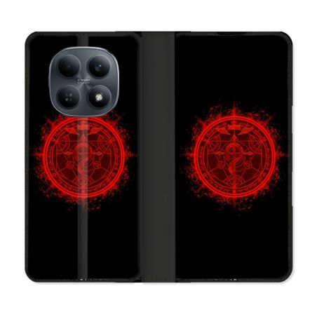Housse Cuir Portefeuille Pour Xiaomi Redmi Note 15 4G Manga Fullmetal Alchemist Logo
