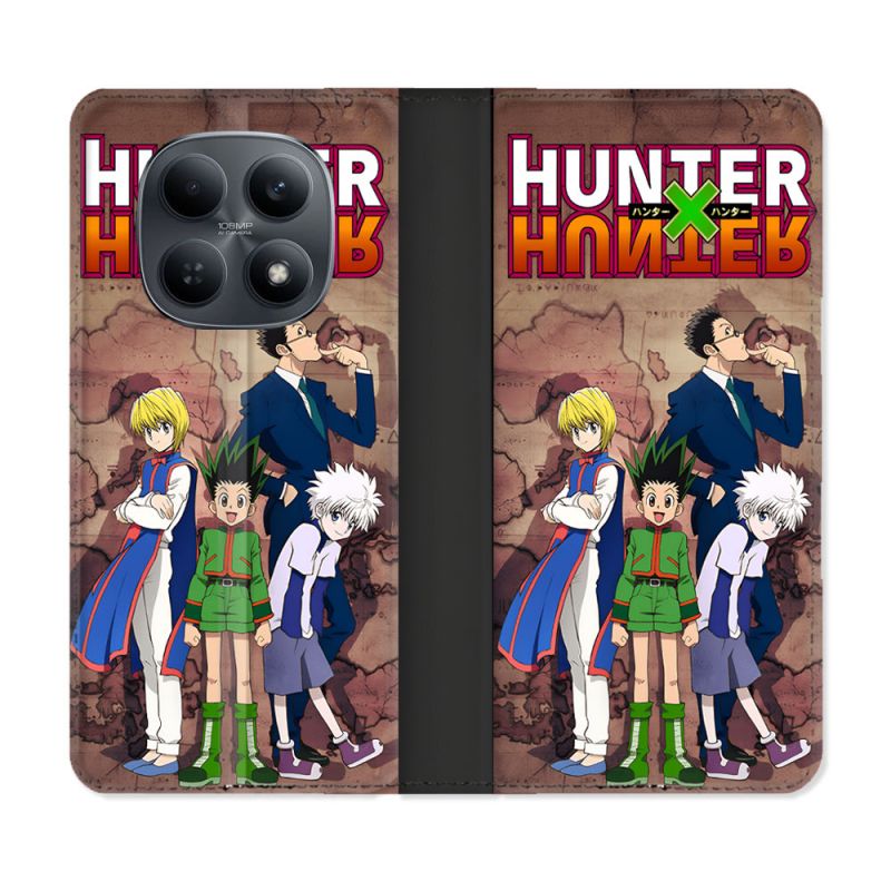 Housse Cuir Portefeuille Pour Xiaomi Redmi Note 15 4G Manga Hunter X Hunter Vintage