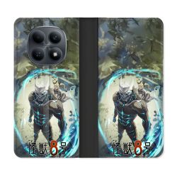 Housse Cuir Portefeuille Pour Xiaomi Redmi Note 15 4G Manga Kaiju N° 8 Kafka Hibino