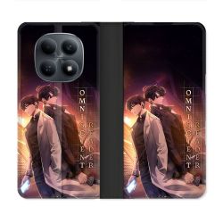 Housse Cuir Portefeuille Pour Xiaomi Redmi Note 15 4G Manga Lecteur Omniscient Affiche