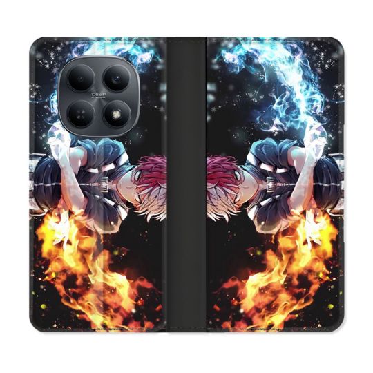 Housse Cuir Portefeuille Pour Xiaomi Redmi Note 15 4G Manga My Hero Academia Shoto