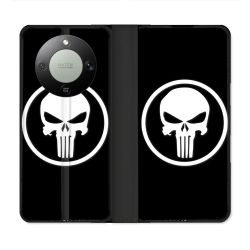 Housse Cuir Portefeuille Pour Honor Magic 8 Lite 5G Punisher