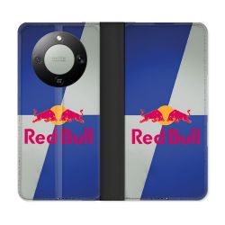Housse Cuir Portefeuille Pour Honor Magic 8 Lite 5G Red Bull Classique