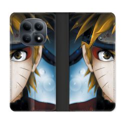 Housse Cuir Portefeuille Pour Xiaomi Redmi Note 15 4G Manga Naruto Blanc