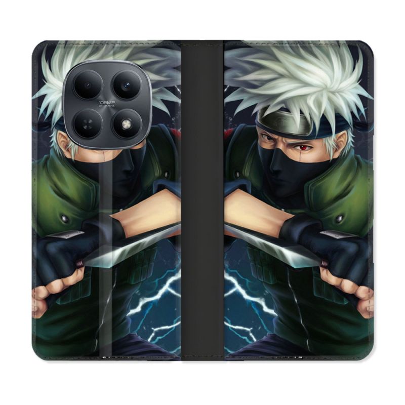 Housse Cuir Portefeuille Pour Xiaomi Redmi Note 15 4G Manga Naruto Kakashi