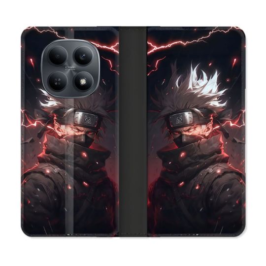 Housse Cuir Portefeuille Pour Xiaomi Redmi Note 15 4G Manga Naruto Kakashi Dark