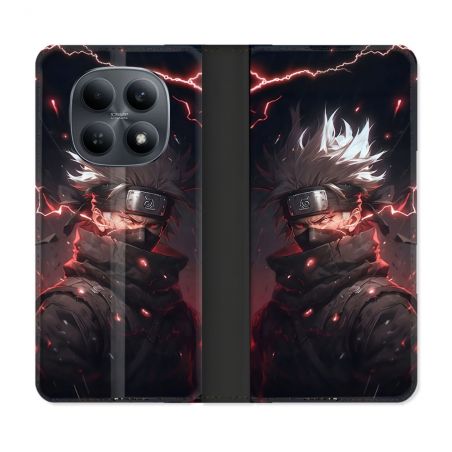Housse Cuir Portefeuille Pour Xiaomi Redmi Note 15 4G Manga Naruto Kakashi Dark