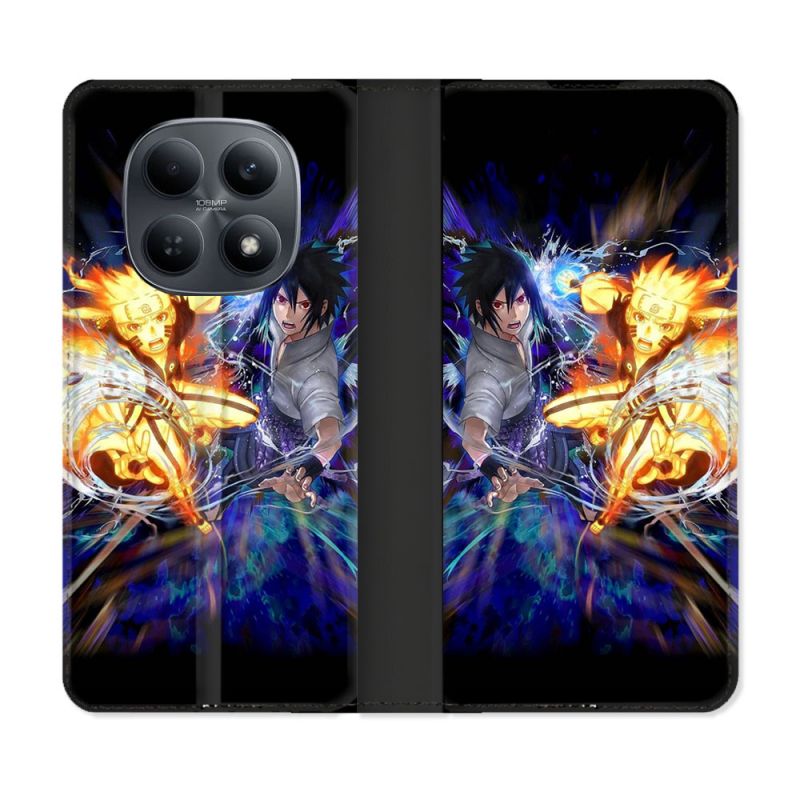 Housse Cuir Portefeuille Pour Xiaomi Redmi Note 15 4G Manga Naruto VS
