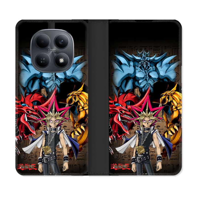 Housse Cuir Portefeuille Pour Xiaomi Redmi Note 15 4G Manga Yu Gi Oh