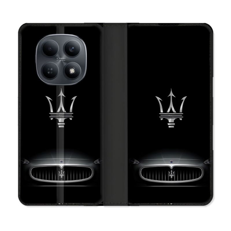 Housse Cuir Portefeuille Pour Xiaomi Redmi Note 15 4G Maserati