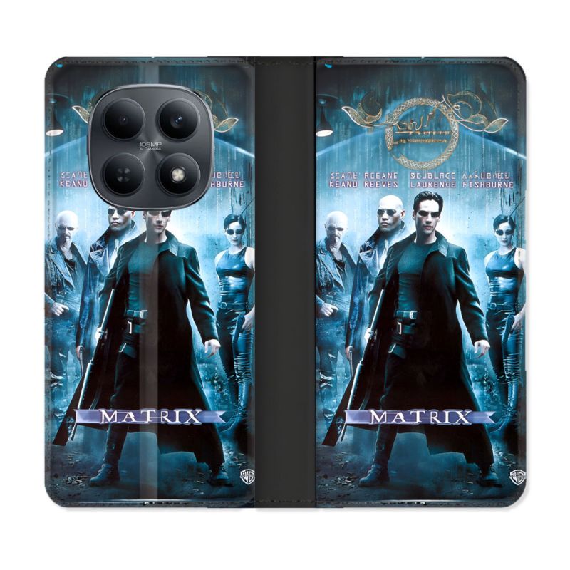 Housse Cuir Portefeuille Pour Xiaomi Redmi Note 15 4G Matrix Affiche