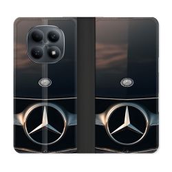 Housse Cuir Portefeuille Pour Xiaomi Redmi Note 15 4G Mercedes Calendre