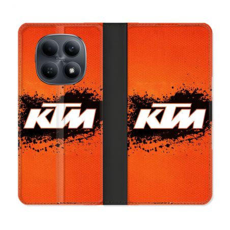 Housse Cuir Portefeuille Pour Xiaomi Redmi Note 15 4G Moto KTM