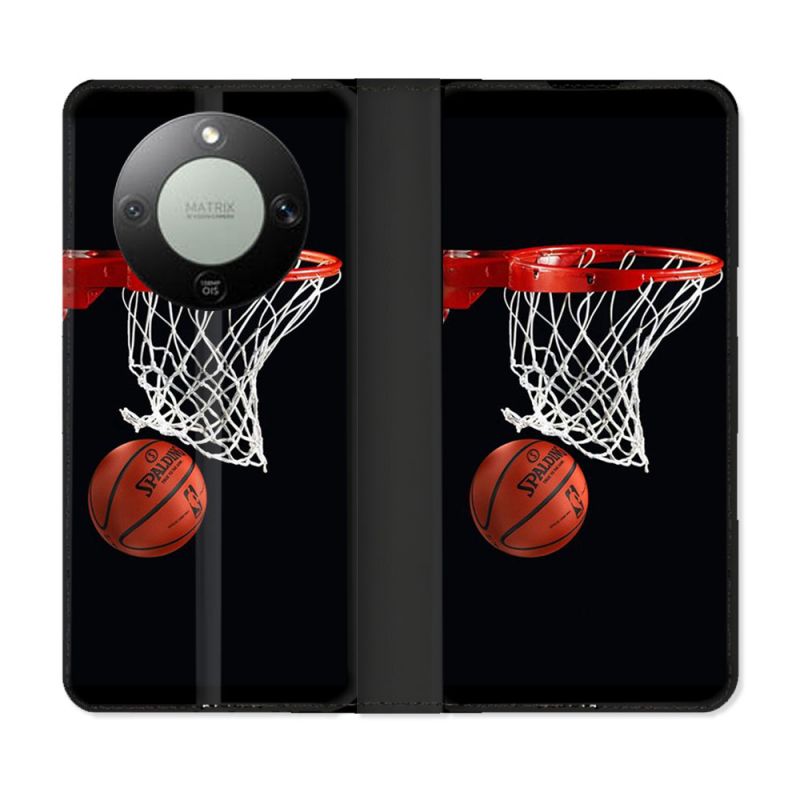 Housse Cuir Portefeuille Pour Honor Magic 8 Lite 5G Sport Basket Panier