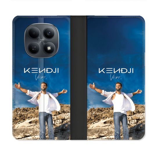 Housse Cuir Portefeuille Pour Xiaomi Redmi Note 15 4G Musique Kendji