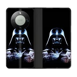 Housse Cuir Portefeuille Pour Honor Magic 8 Lite 5G Star Wars - Dark Vador Noir