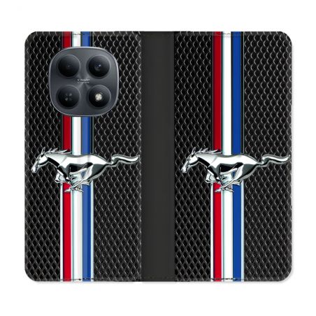 Housse Cuir Portefeuille Pour Xiaomi Redmi Note 15 4G Mustang