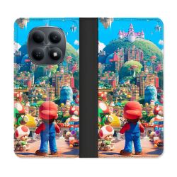 Housse Cuir Portefeuille Pour Xiaomi Redmi Note 15 4G Nintendo World