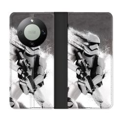 Housse Cuir Portefeuille Pour Honor Magic 8 Lite 5G Star Wars - Trooper