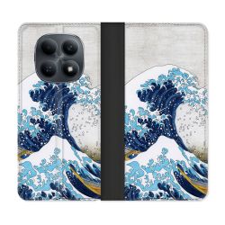 Housse Cuir Portefeuille Pour Xiaomi Redmi Note 15 4G Peinture La Grande Vague