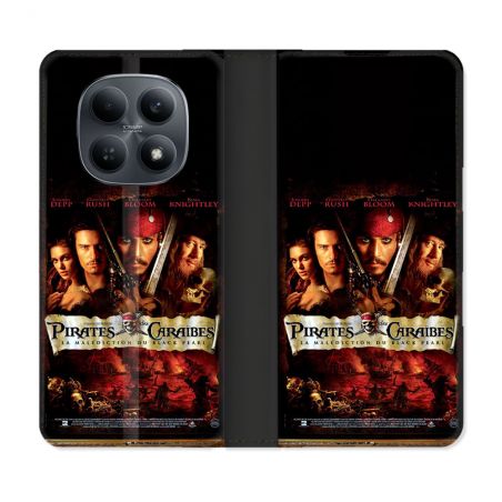 Housse Cuir Portefeuille Pour Xiaomi Redmi Note 15 4G Pirate Des Caraibes