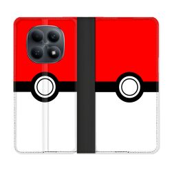 Housse Cuir Portefeuille Pour Xiaomi Redmi Note 15 4G Pokemon Pokeball