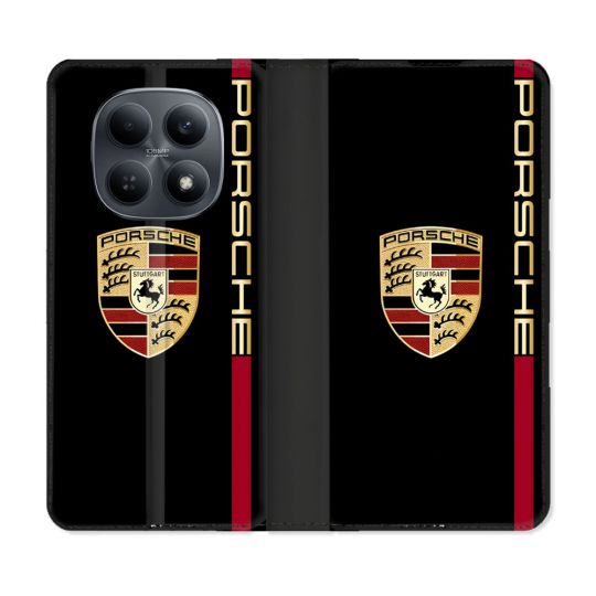 Housse Cuir Portefeuille Pour Xiaomi Redmi Note 15 4G Porsche Line