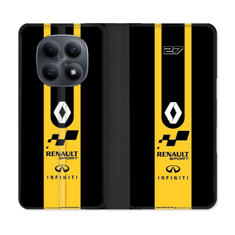 Housse Cuir Portefeuille Pour Xiaomi Redmi Note 15 4G Renault