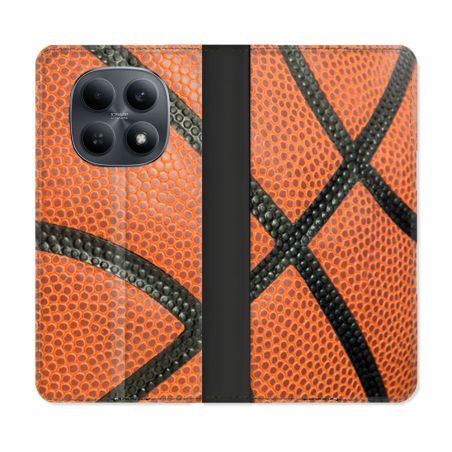 Housse Cuir Portefeuille Pour Xiaomi Redmi Note 15 4G Sport Ballon Basket