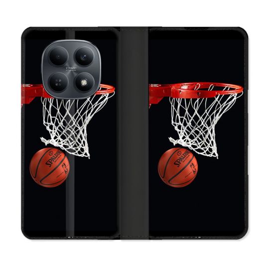 Housse Cuir Portefeuille Pour Xiaomi Redmi Note 15 4G Sport Basket Panier