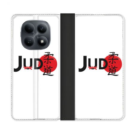 Housse Cuir Portefeuille Pour Xiaomi Redmi Note 15 4G Sport Judo Logo