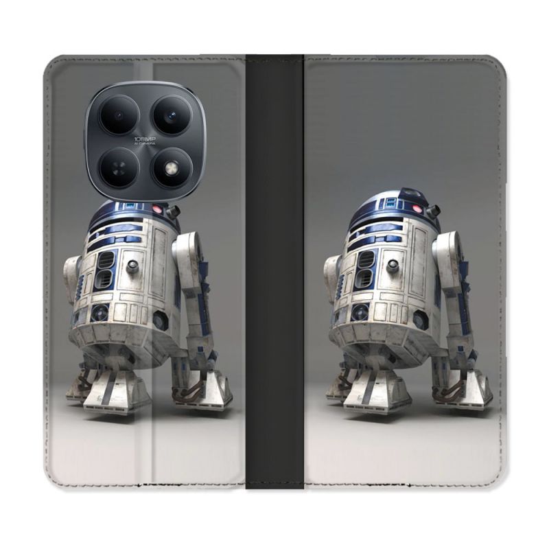Housse Cuir Portefeuille Pour Xiaomi Redmi Note 15 4G Star Wars - R2D2