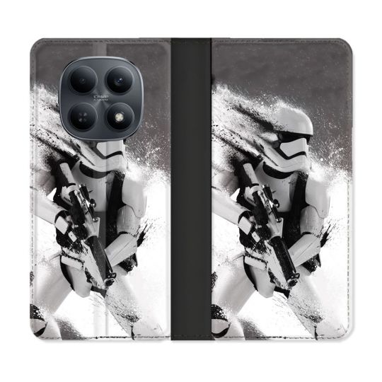 Housse Cuir Portefeuille Pour Xiaomi Redmi Note 15 4G Star Wars - Trooper