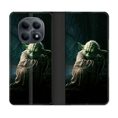 Housse Cuir Portefeuille Pour Xiaomi Redmi Note 15 4G Star Wars - Yoda sombre